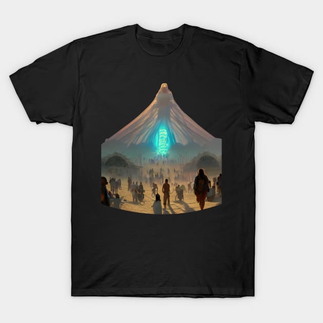 The Fantasy World in Burning Man T-Shirt by tatzkirosales-shirt-store